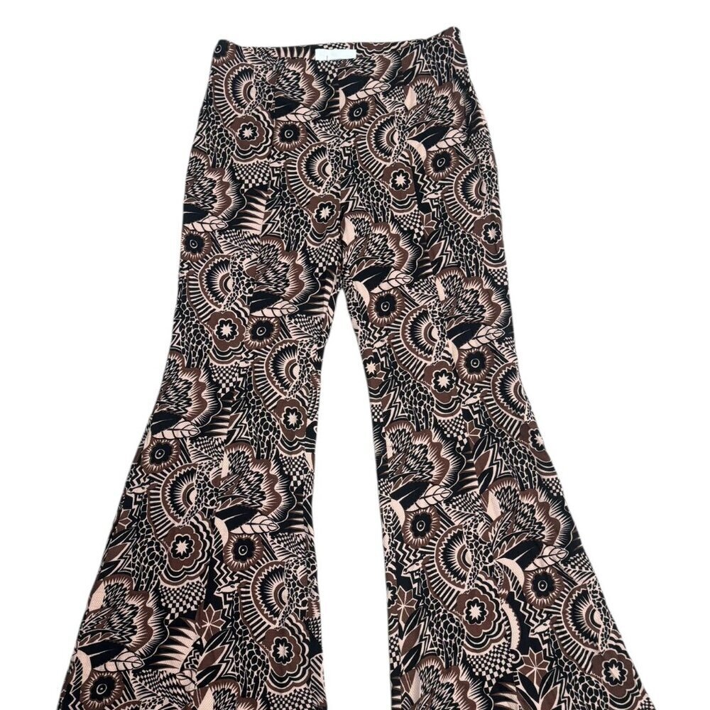 Anthropologie Maeve Brown Boho Flare Pants – US 2 – Excellent Condition